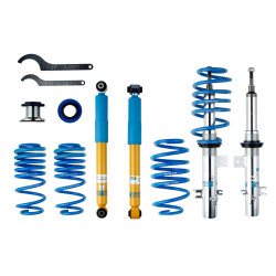 PartzBiz CE 47242142 - 47-242142 Bilstein B14 ชุดคอยล์โอเวอร์ปรับความสูงได้