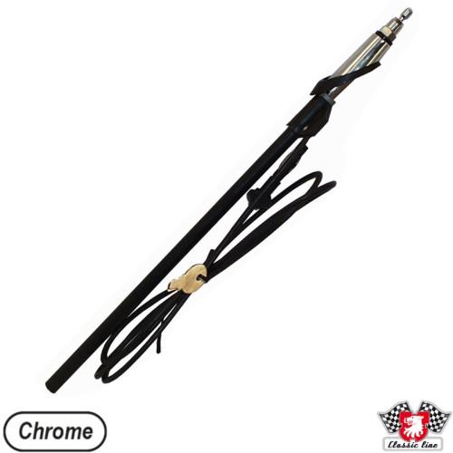 PartzBiz CE: 8100900300-เสาอากาศแบบติดตั้งด้านบน รุ่นใหม่ สีโครเมียม ความยาว 970 mm