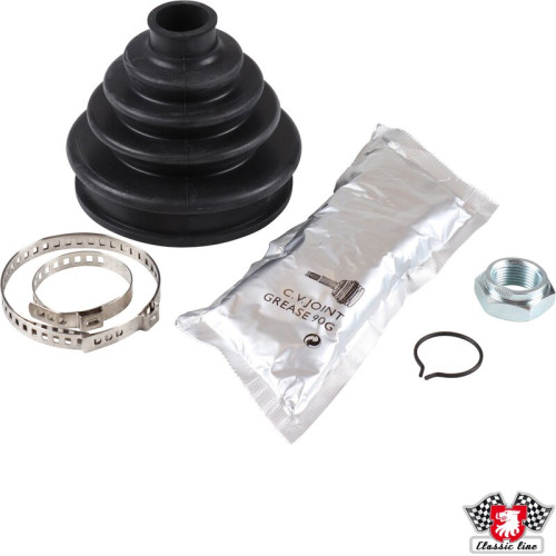 PartzBiz CE: 1143607600-Axle boot set for CV joint, front, outer