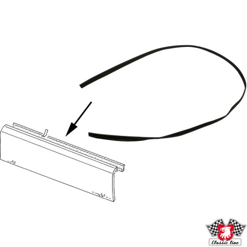 PartzBiz CE: 8185701000-Beading for sliding door rail cover PartzBiz CE: 8185701000-Beading for sliding door rail cover