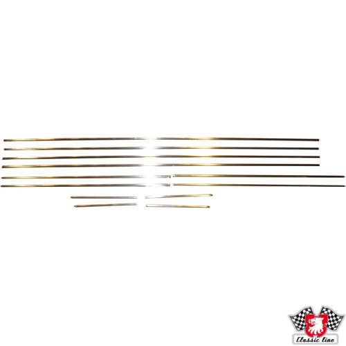 PartzBiz CE: 8186501310-Body moulding kit, 12 pcs, German OE quality