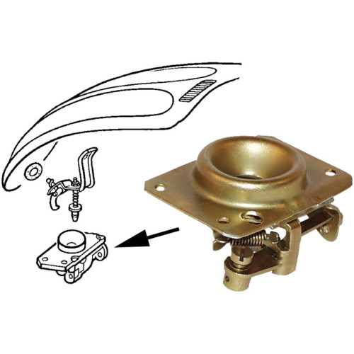 PartzBiz CE: 8187700906-Bonnet lock, base
