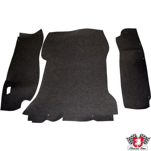 PartzBiz CE: 1689500210-Boot carpet set, black PartzBiz CE: 1689500210-Boot carpet set, black
