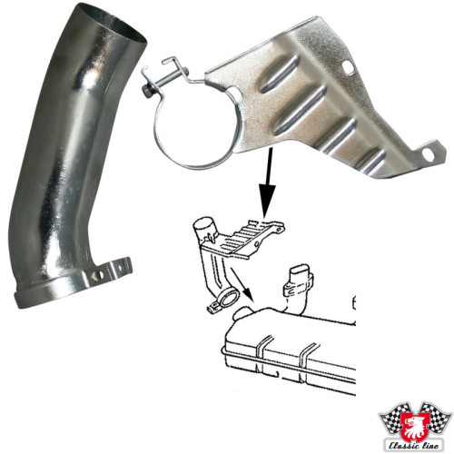 PartzBiz CE: 8125000170-Bracket for heating tube, left PartzBiz CE: 8125000170-Bracket for heating tube, left