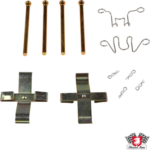 PartzBiz CE: 1664000210-Brake pad hardware kit, rear PartzBiz CE: 1664000210-Brake pad hardware kit, rear