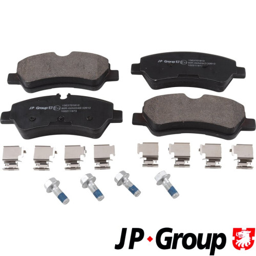 PartzBiz CE: 1563701810-ชุดผ้าเบรก สำหรับดิสก์เบรก PartzBiz CE: 1563701810-ชุดผ้าเบรก สำหรับดิสก์เบรก
