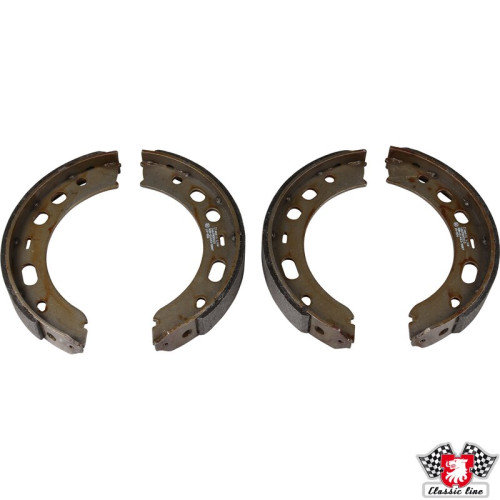 PartzBiz CE: 1663900210-Brake shoe set for handbrake, 180x25 mm PartzBiz CE: 1663900210-Brake shoe set for handbrake, 180x25 mm
