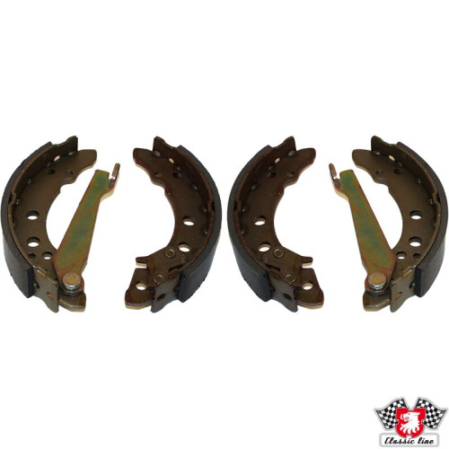 PartzBiz CE: 1163900110-ชุดผ้าเบรกพร้อมแผ่นเบรกหลัง ขนาด 180x30 mm ไม่มีเครื่องหมาย E-mark PartzBiz CE: 1163900110-ชุดผ้าเบรกพร้อมแผ่นเบรกหลัง ขนาด 180x30 mm ไม่มีเครื่องหมาย E-mark