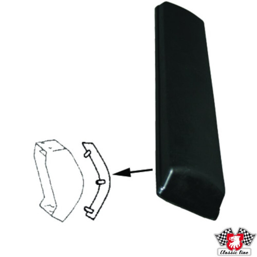 PartzBiz CE: 1684450500-Buffer for bumper horn, rubber, rear PartzBiz CE: 1684450500-Buffer for bumper horn, rubber, rear