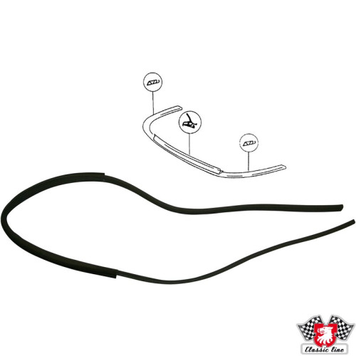 PartzBiz CE: 1684350106-Bumper seal, front