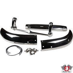 PartzBiz CE 8984200610 - Bumper set, rear, stainless steel PartzBiz CE 8984200610 - Bumper set, rear, stainless steel