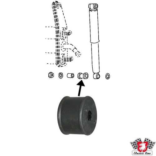 PartzBiz CE: 8142150100-Bushing for shock absorber