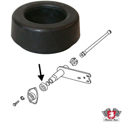 PartzBiz CE: 8152250600-Bushing for spring plate, outer