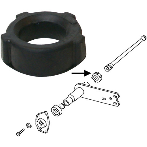 PartzBiz CE: 8152250476-Bushing for spring plate, rubber