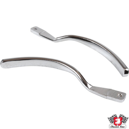 PartzBiz CE: 8381450210-Cabrio top handle set, chrome, 2 pieces