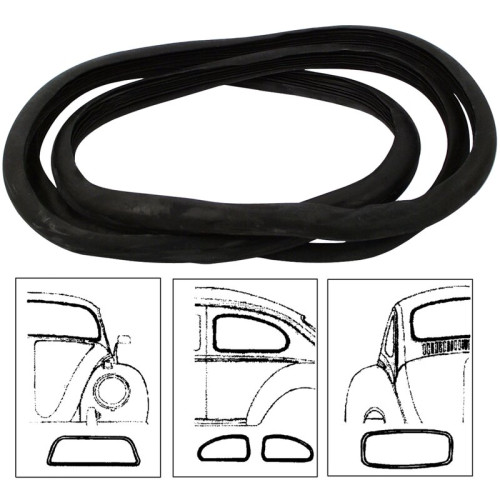 PartzBiz CE: 8186200616-Cal look window seal set, 4 pieces PartzBiz CE: 8186200616-Cal look window seal set, 4 pieces
