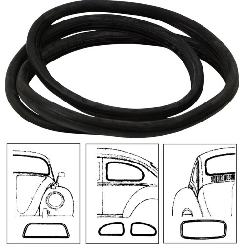 PartzBiz CE: 8186200816-Cal look window seal set, 4 pieces