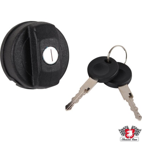 PartzBiz CE: 1115650600-ฝาถังน้ำมันเชื้อเพลิงแบบล็อคได้ พร้อมกุญแจ 2 ดอก ทำจากพลาสติกสีดำ PartzBiz CE: 1115650600-ฝาถังน้ำมันเชื้อเพลิงแบบล็อคได้ พร้อมกุญแจ 2 ดอก ทำจากพลาสติกสีดำ