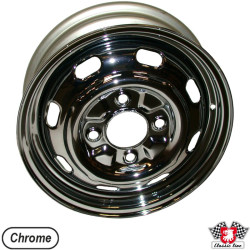 PartzBiz CE 8160000200 - Steel rim, chromed, 4.5x15 PartzBiz CE 8160000200 - Steel rim, chromed, 4.5x15