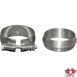 PartzBiz CE 1621400710 - ชุดแคลมป์สำหรับท่อไอเสีย ทำจากสแตนเลส PartzBiz CE 1621400710 - ชุดแคลมป์สำหรับท่อไอเสีย ทำจากสแตนเลส