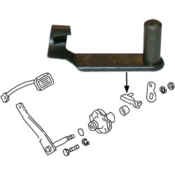 PartzBiz CE 8170250406 - Clevis pin for clutch cable PartzBiz CE 8170250406 - Clevis pin for clutch cable
