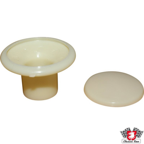 PartzBiz CE: 8189810700-Coat hook, ivory white