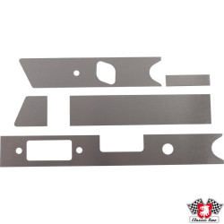 PartzBiz CE 1689807810 - ชุดตกแต่งแผงหน้าปัดพร้อมที่เขี่ยบุหรี่ ขนาด 100x25 mm จำนวน 5 ชิ้น ทำจากอลูมิเนียมหนา 0.5 mm ขัดเงา สำหรับรถพวงมาลัยซ้าย PartzBiz CE 1689807810 - ชุดตกแต่งแผงหน้าปัดพร้อมที่เขี่ยบุหรี่ ขนาด 100x25 mm จำนวน 5 ชิ้น ทำจากอลูมิเนียมหนา 0.5 mm ขัดเงา สำหรับรถพวงมาลัยซ้าย