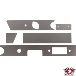 PartzBiz CE 1689807610 - ชุดตกแต่งแผงหน้าปัดพร้อมที่เขี่ยบุหรี่ ขนาด 104x40 mm จำนวน 5 ชิ้น ทำจากอลูมิเนียมหนา 0.5 mm ขัดเงา สำหรับรถพวงมาลัยซ้าย PartzBiz CE 1689807610 - ชุดตกแต่งแผงหน้าปัดพร้อมที่เขี่ยบุหรี่ ขนาด 104x40 mm จำนวน 5 ชิ้น ทำจากอลูมิเนียมหนา 0.5 mm ขัดเงา สำหรับรถพวงมาลัยซ้าย