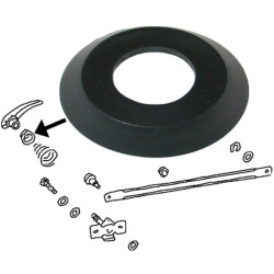 PartzBiz CE 8187150106 - Door handle plastic washer, black