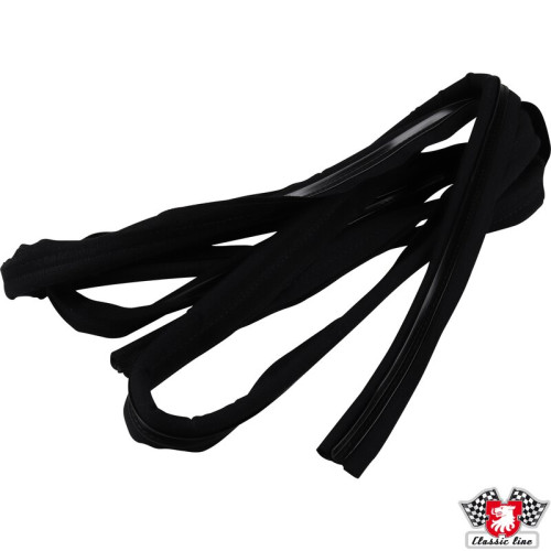 PartzBiz CE: 8985701000-Door seal in fabric with plastic edge black
