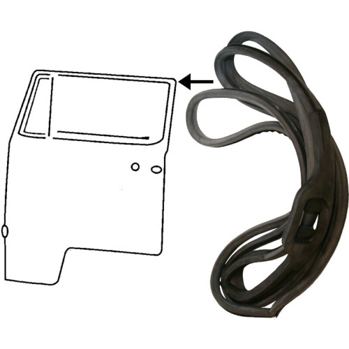 PartzBiz CE: 8185700876-Door seal, left, Brazil