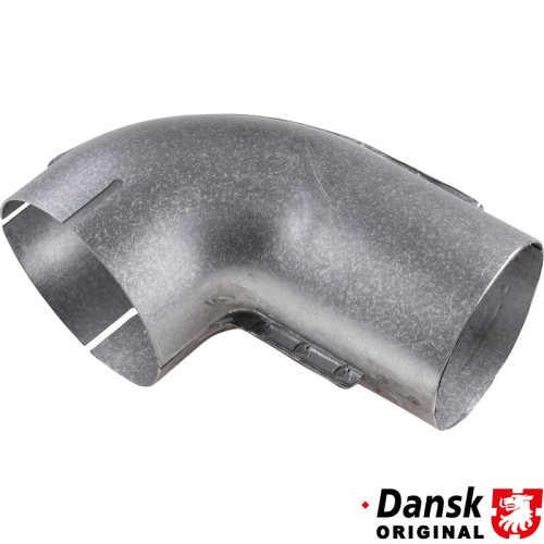 PartzBiz CE: 1623150100-ข้อต่อรูปตัว L สำหรับเครื่องแลกเปลี่ยนความร้อน ผลิตจากเหล็กชุบอะลูมิเนียมร้อน