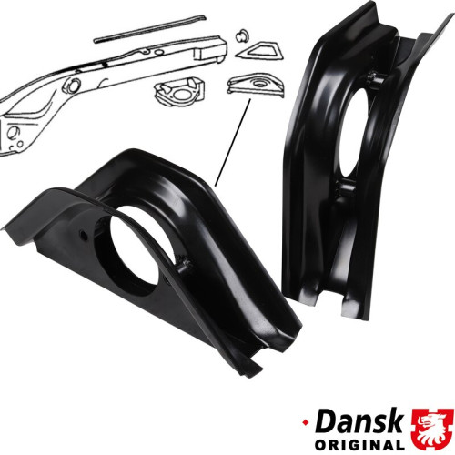 PartzBiz CE: 1680650210-Engine mount bracket set, 2 pieces PartzBiz CE: 1680650210-Engine mount bracket set, 2 pieces