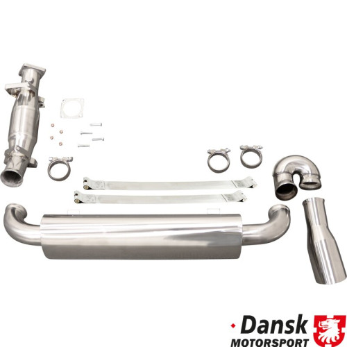 PartzBiz CE: 1620001610-ชุดท่อไอเสียพร้อมท่อ G-pipe แทนที่ท่อไอเสียด้านหลัง มีท่อปลายขนาด Ø100 mm หนึ่งท่อ และไม่มีตัวแลกเปลี่ยนความร้อน ผลิตจากสแตนเลส มีใบรับรอง&hellip;