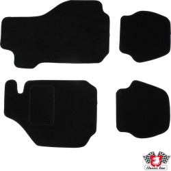 PartzBiz CE 1601700110 - Floor mat set, front/rear, black, 4 pieces PartzBiz CE 1601700110 - Floor mat set, front/rear, black, 4 pieces