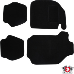 PartzBiz CE 1601700210 - Floor mat set, front/rear, black, 4 pieces PartzBiz CE 1601700210 - Floor mat set, front/rear, black, 4 pieces