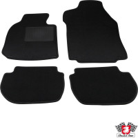 PartzBiz CE 1601700510 - Floor mat set with clips, front/rear