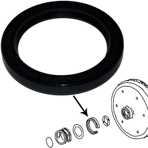 PartzBiz CE: 8119500203-Oil seal for flywheel, Germany