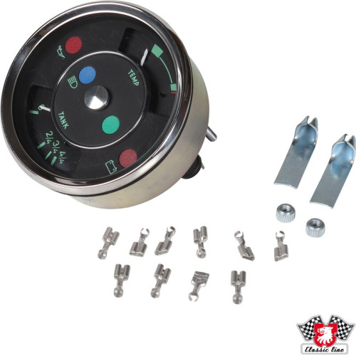 PartzBiz CE: 8115700400-Fuel and temperature gauge, 356 Style PartzBiz CE: 8115700400-Fuel and temperature gauge, 356 Style