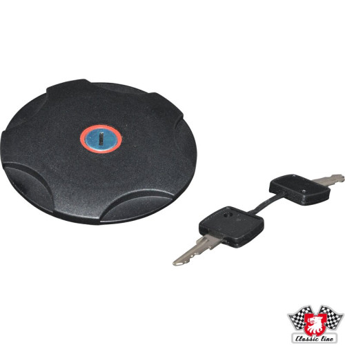 PartzBiz CE: 1115650700-ฝาปิดถังน้ำมันเชื้อเพลิงแบบล็อคได้ พร้อมกุญแจ ทำจากพลาสติกสีดำ PartzBiz CE: 1115650700-ฝาปิดถังน้ำมันเชื้อเพลิงแบบล็อคได้ พร้อมกุญแจ ทำจากพลาสติกสีดำ
