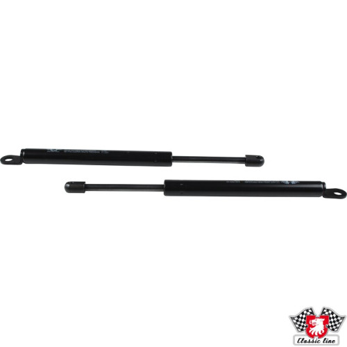 PartzBiz CE: 8181200110-Gas spring set for bonnet, black, 2 pieces