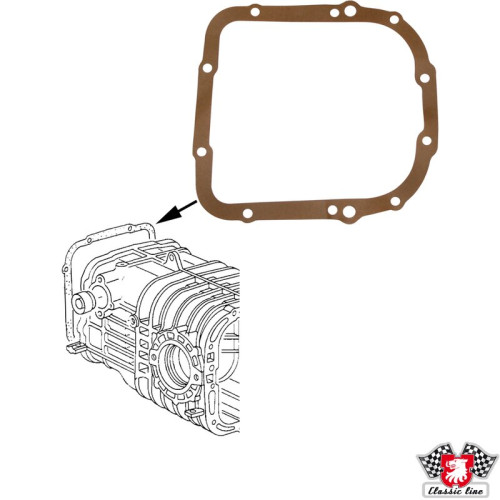 PartzBiz CE: 1132001100-Gasket for gearbox, manual, rear PartzBiz CE: 1132001100-Gasket for gearbox, manual, rear