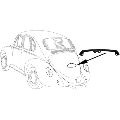 PartzBiz CE: 8195650206-Gasket for number plate light