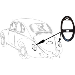 PartzBiz CE 8195350406 - Gasket for tail light, rubber, left/right PartzBiz CE 8195350406 - Gasket for tail light, rubber, left/right