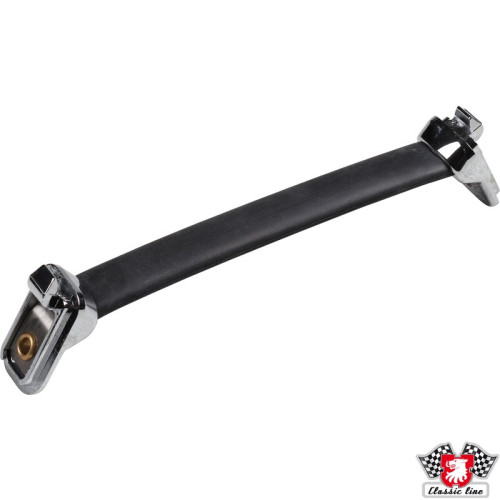 PartzBiz CE: 8188002100-Grab handle for doors, black with chrome ends