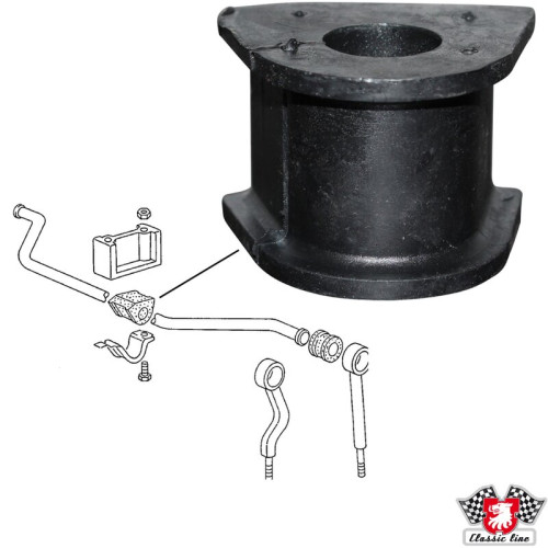 PartzBiz CE: 1140607100-Grommet for anti roll bar, front