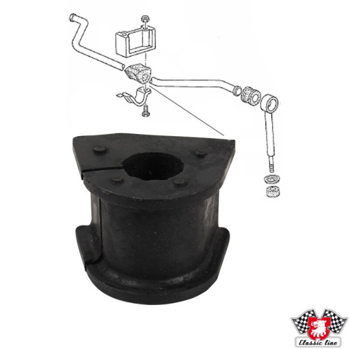 PartzBiz CE: 1140607200-Grommet for anti roll bar, front