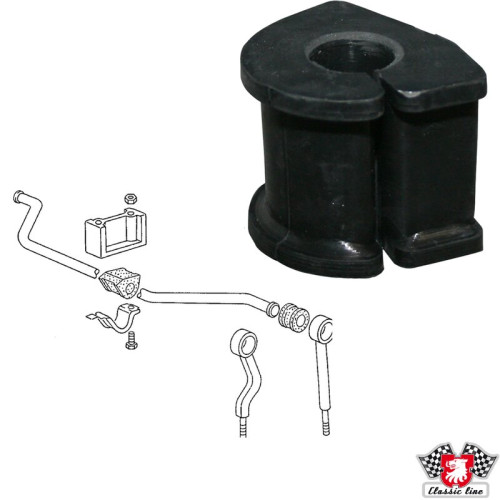 PartzBiz CE: 1140605600-Grommet for anti roll bar, front