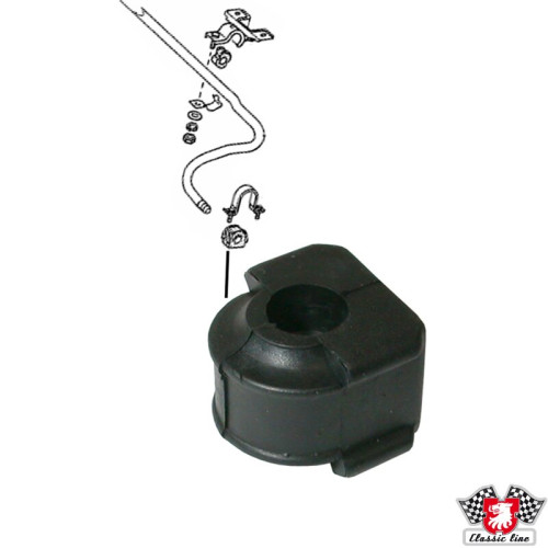 PartzBiz CE: 1140605200-Grommet for anti roll bar, front PartzBiz CE: 1140605200-Grommet for anti roll bar, front