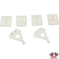 PartzBiz CE 8189819810 - Guide piece set for front seats, 6 pieces